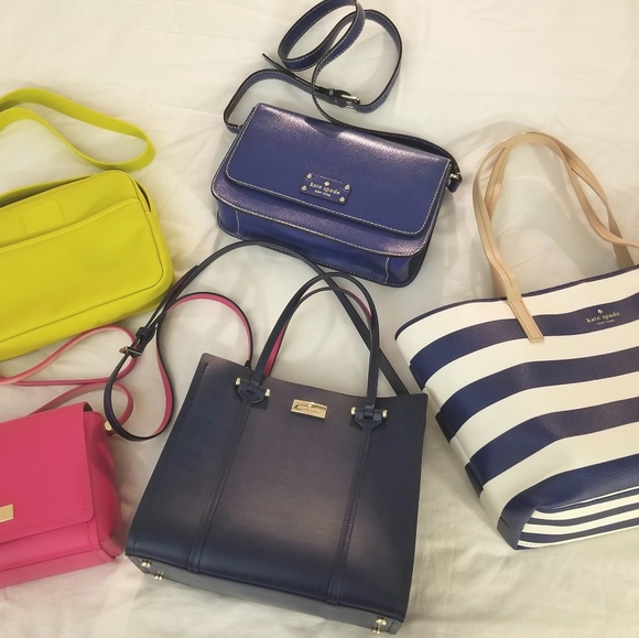 Blue Kate Spade Leather bag! 😍😍😍 - Picture 3 of 3